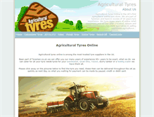 Tablet Screenshot of agriculturaltyresonline.com